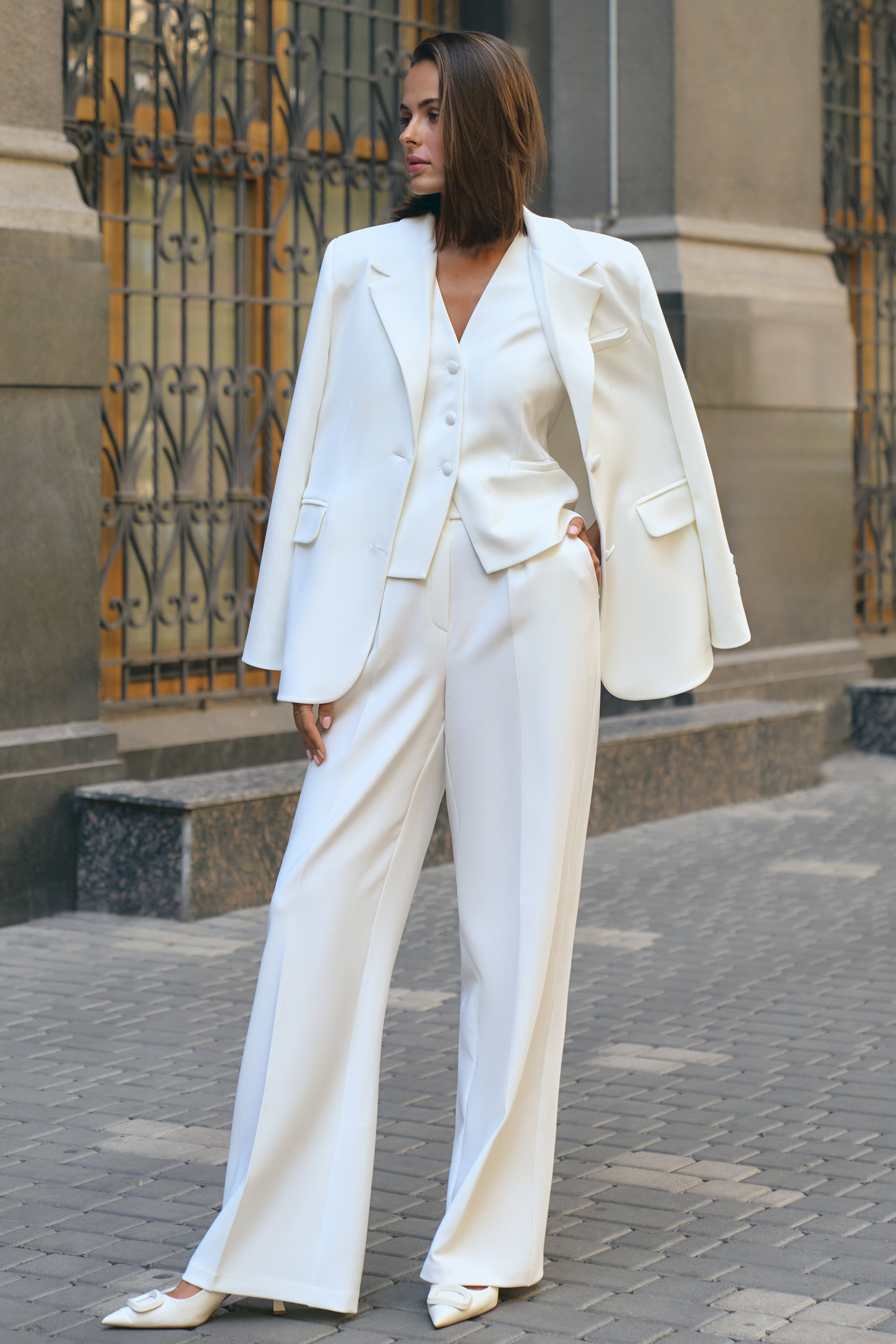Однобортный oversize блейзер BL51202