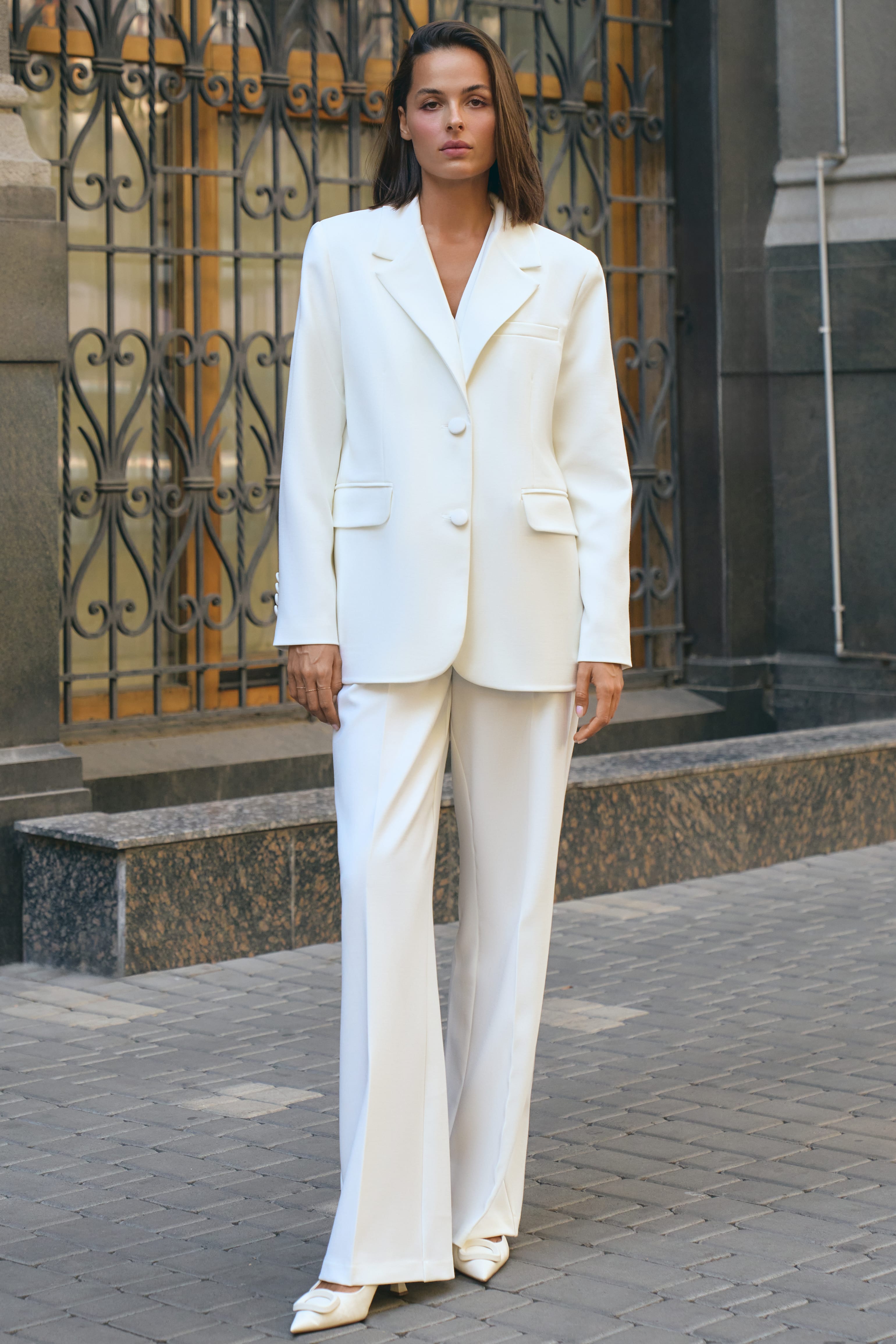 Однобортный oversize блейзер BL51202