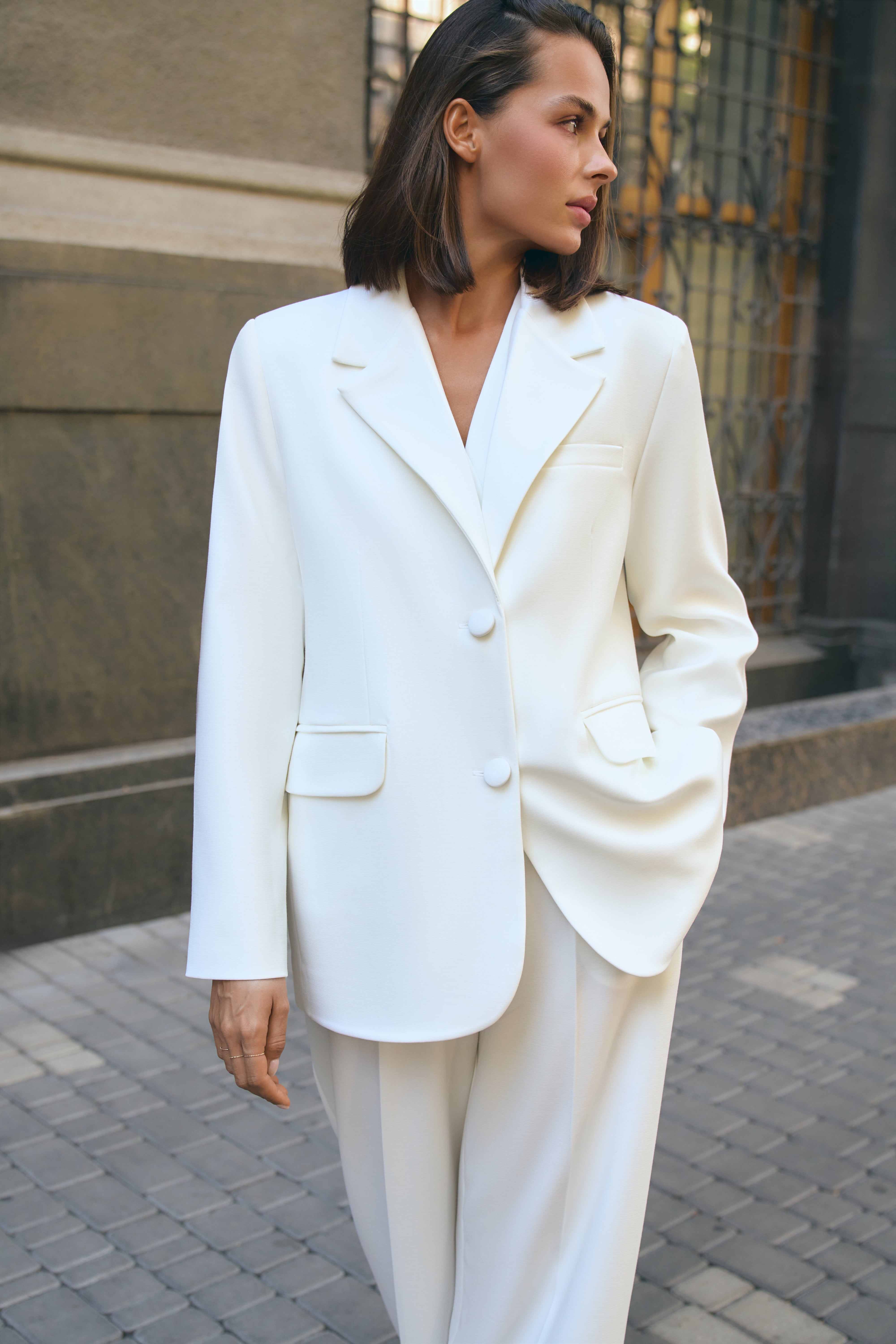 Однобортный oversize блейзер BL51202