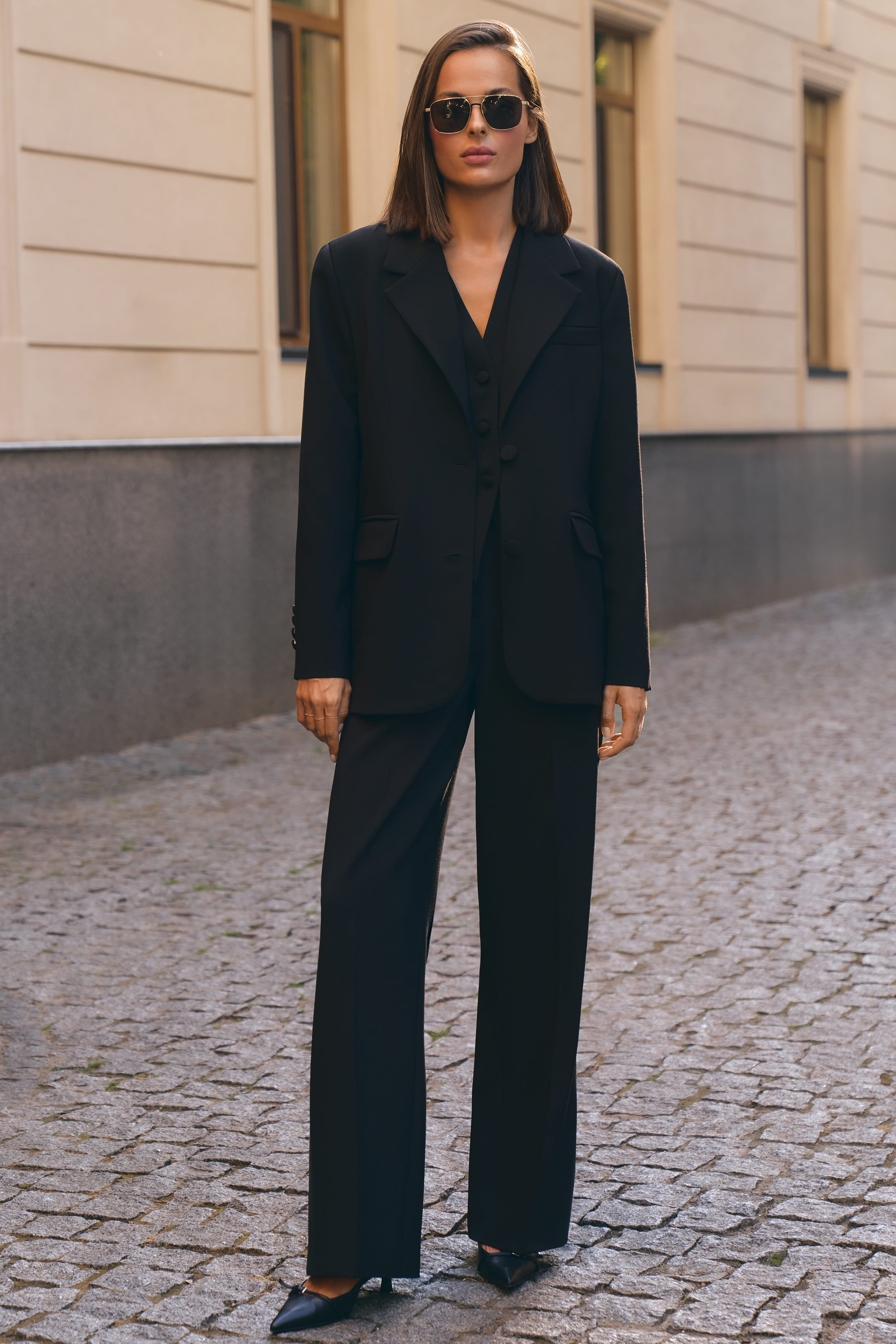 Однобортный oversize блейзер BL51201