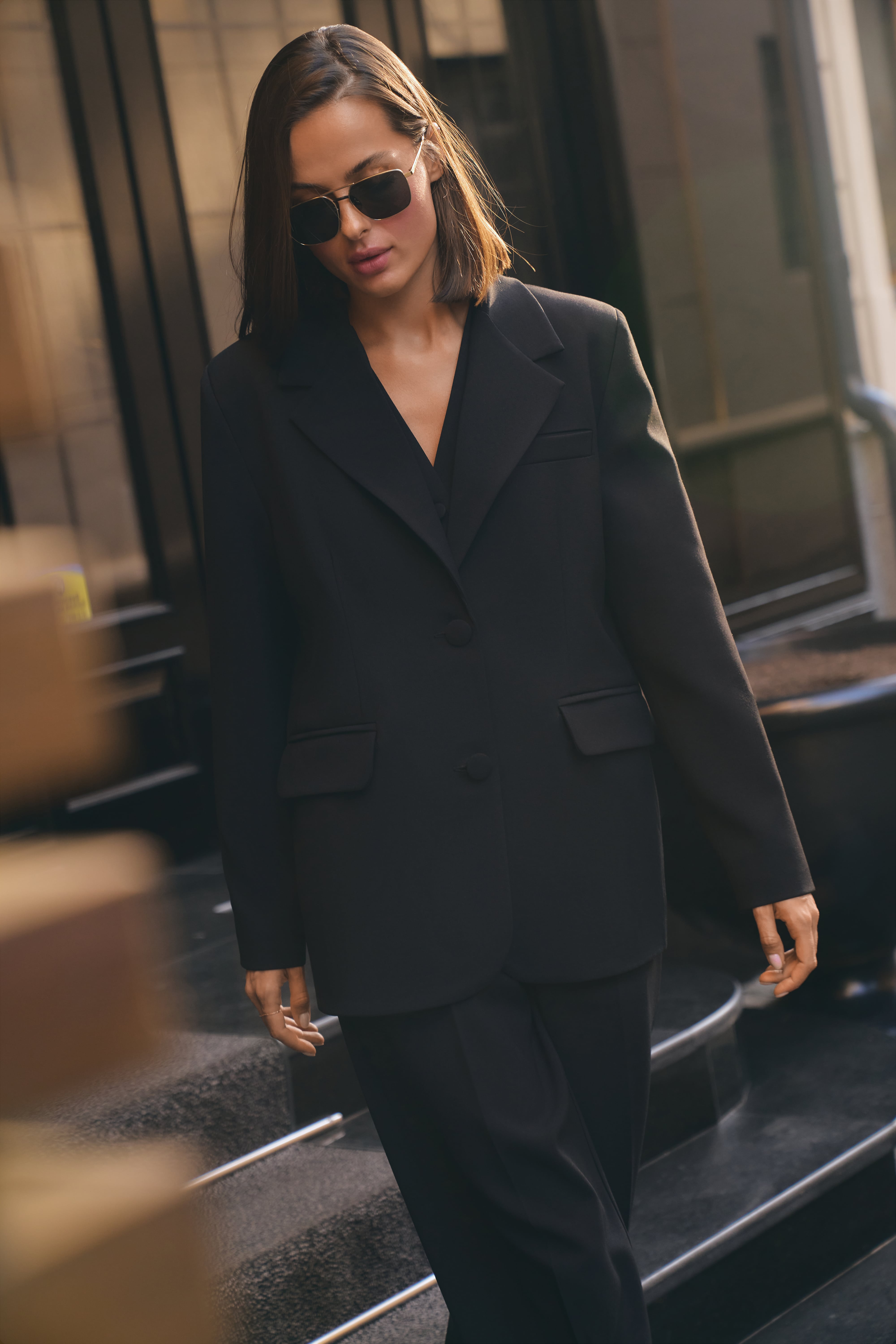 Однобортный oversize блейзер BL51201