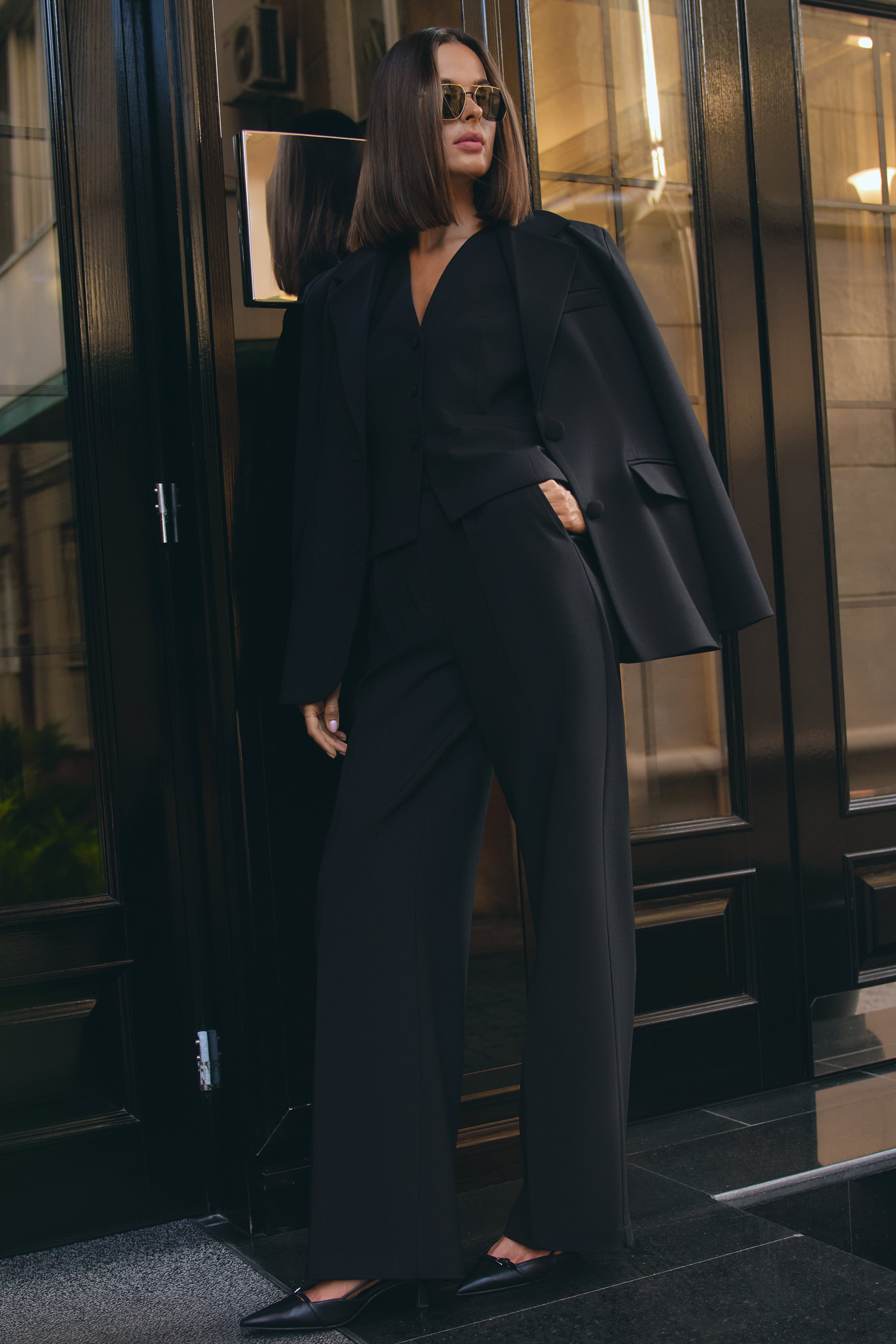 Однобортный oversize блейзер BL51201
